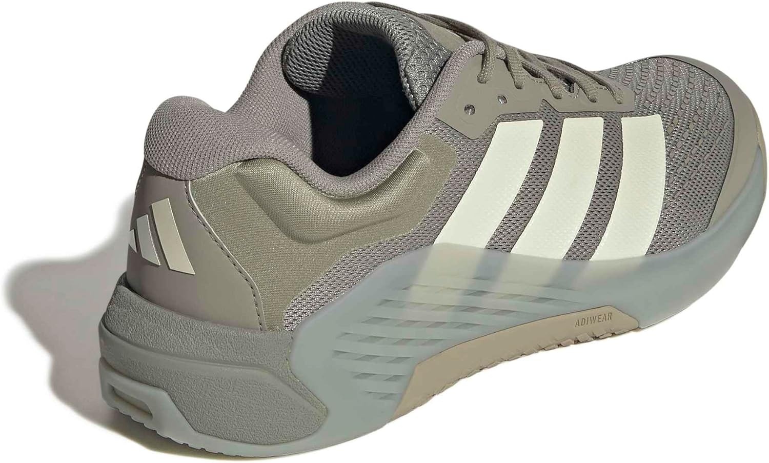 image:imageadidas Womens Dropset 4 Training Sneakers Shoes WhiteSilver PebbleIce Gold MetallicWonder Cargo
