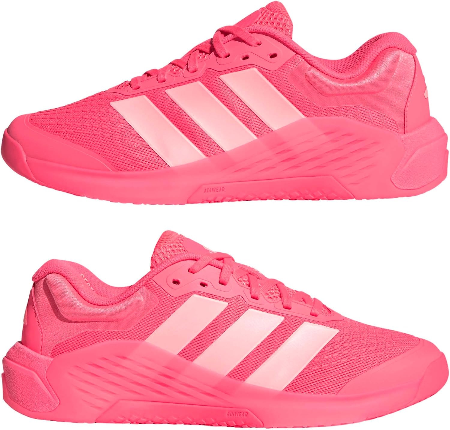 image:imageadidas Womens Dropset 4 Training Sneakers Shoes WhiteSolar TurboFrozen TurboSolar Turbo