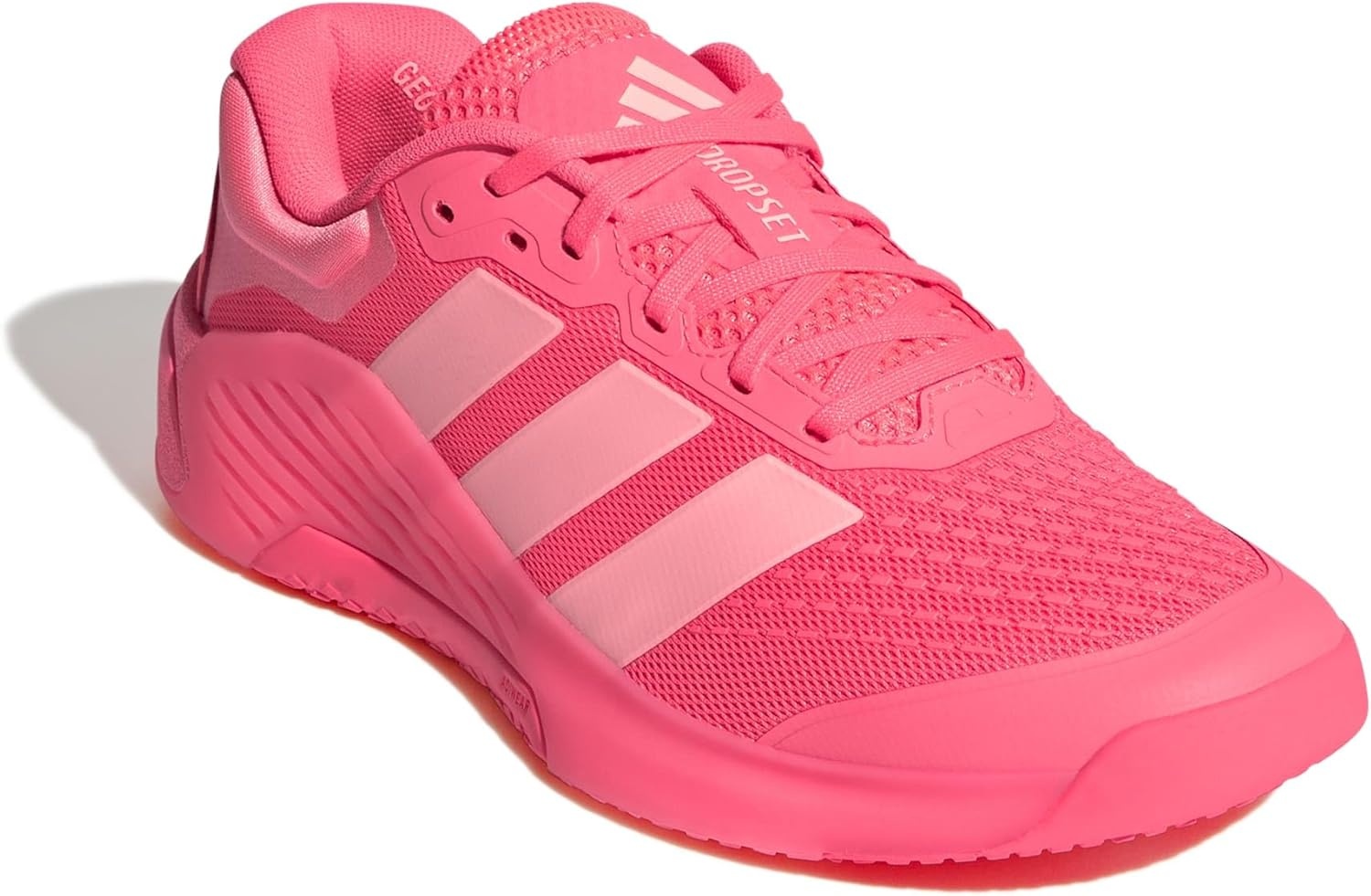 image:imageadidas Womens Dropset 4 Training Sneakers Shoes WhiteSolar TurboFrozen TurboSolar Turbo