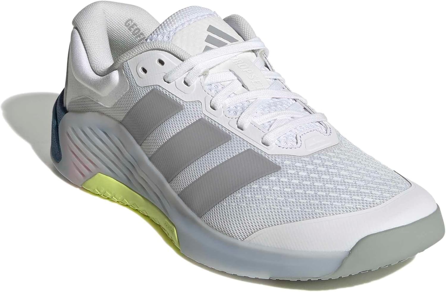 image:imageadidas Womens Dropset 4 Training Sneakers Shoes WhiteWhiteHalo SilverDusky Ink