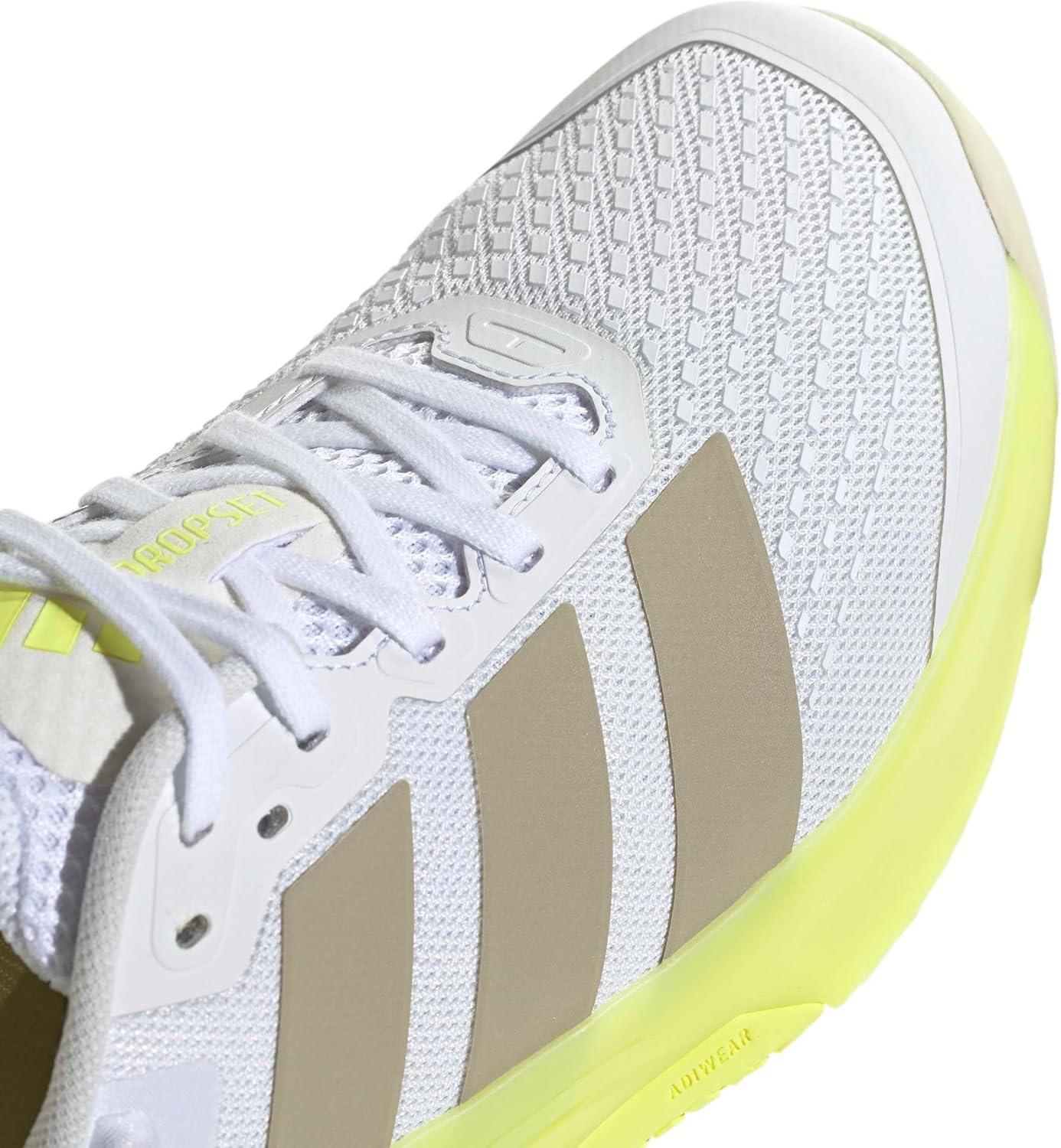 image:imageadidas Womens Dropset 4 Training Sneakers Shoes WhiteWhiteWonder AluminaFrozen Lemon