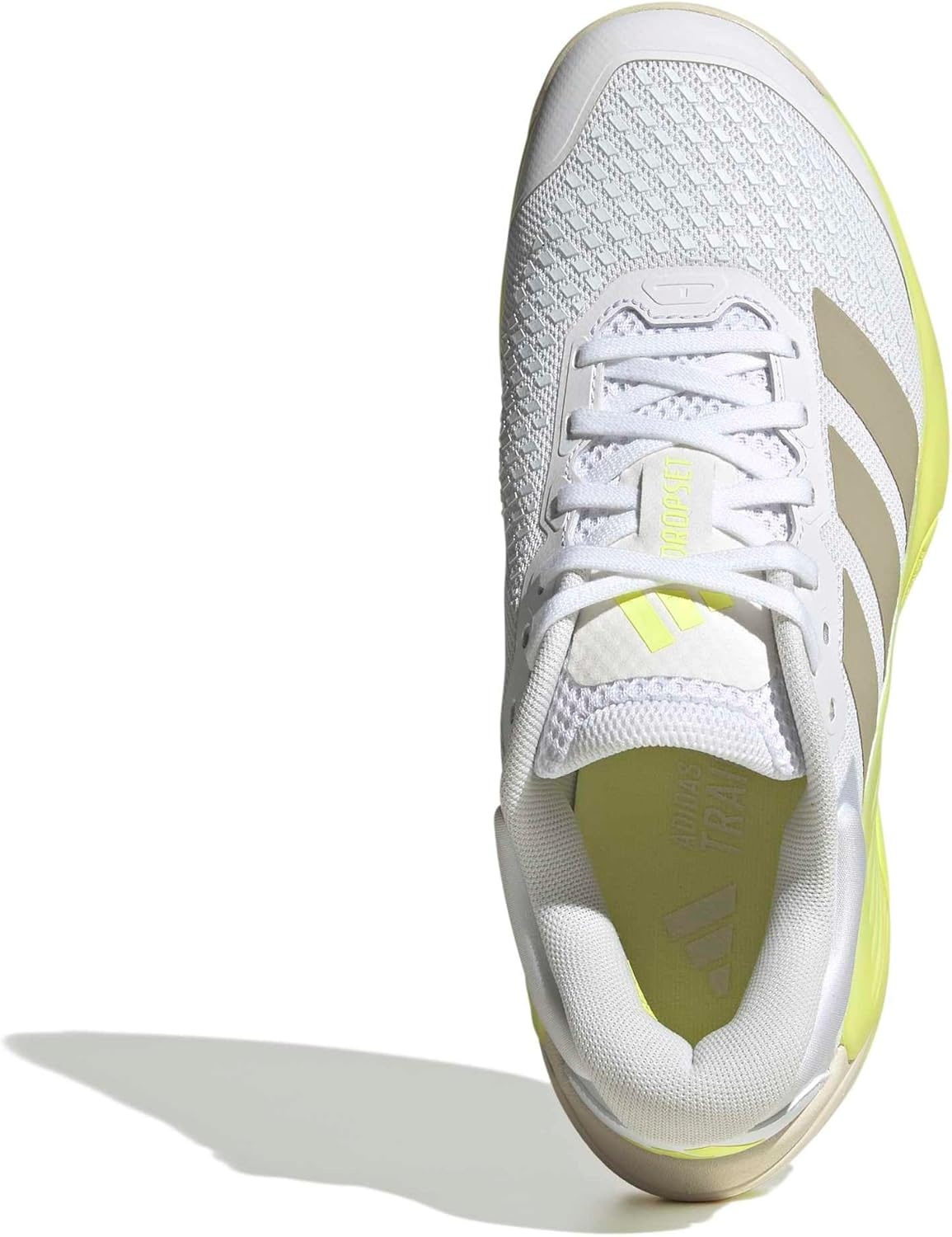 image:imageadidas Womens Dropset 4 Training Sneakers Shoes WhiteWhiteWonder AluminaFrozen Lemon