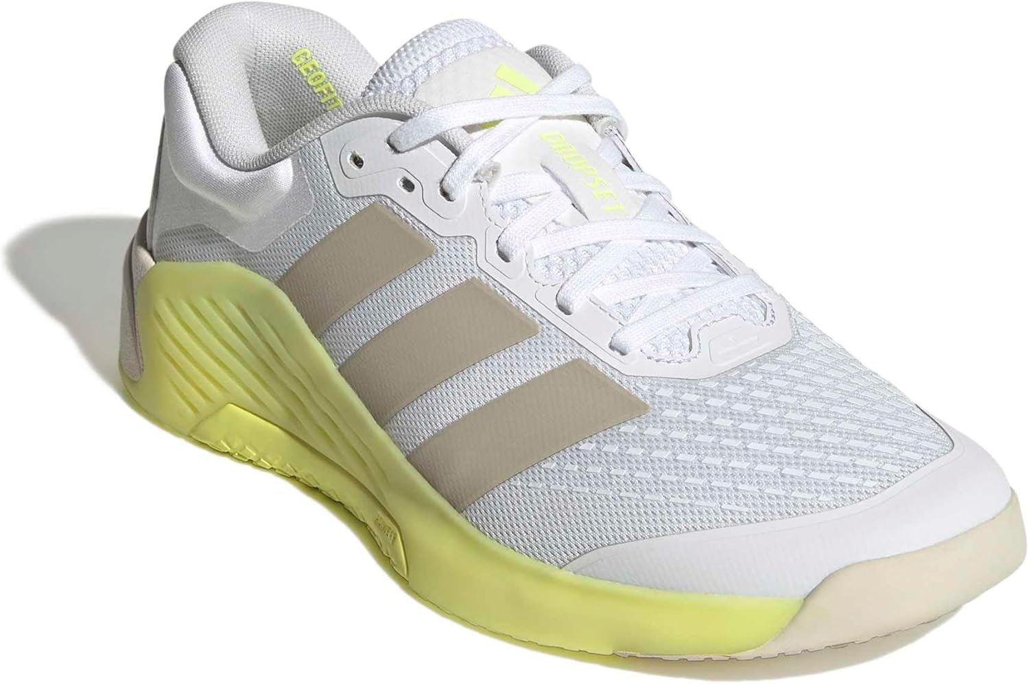 image:imageadidas Womens Dropset 4 Training Sneakers Shoes WhiteWhiteWonder AluminaFrozen Lemon