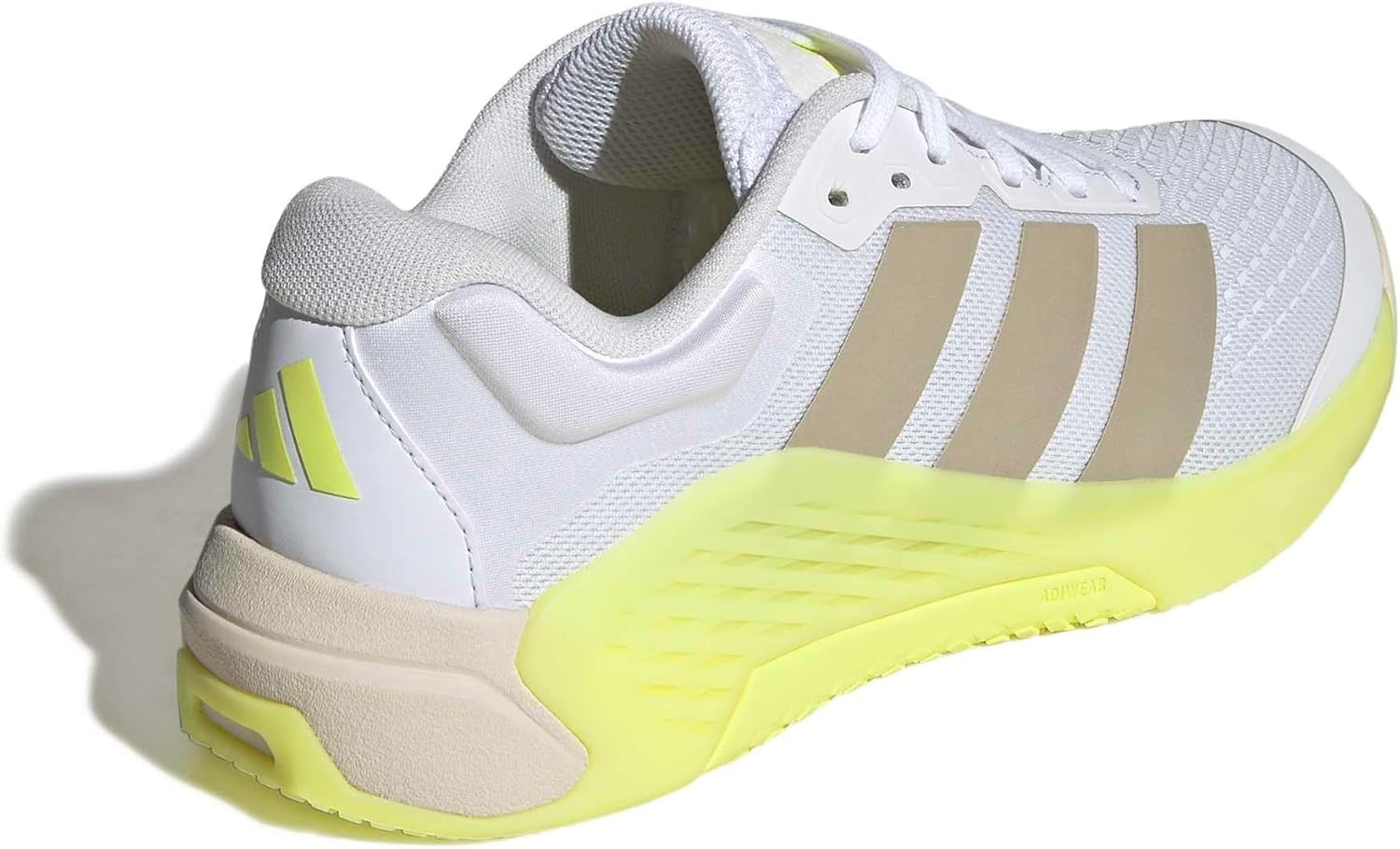 image:imageadidas Womens Dropset 4 Training Sneakers Shoes WhiteWhiteWonder AluminaFrozen Lemon