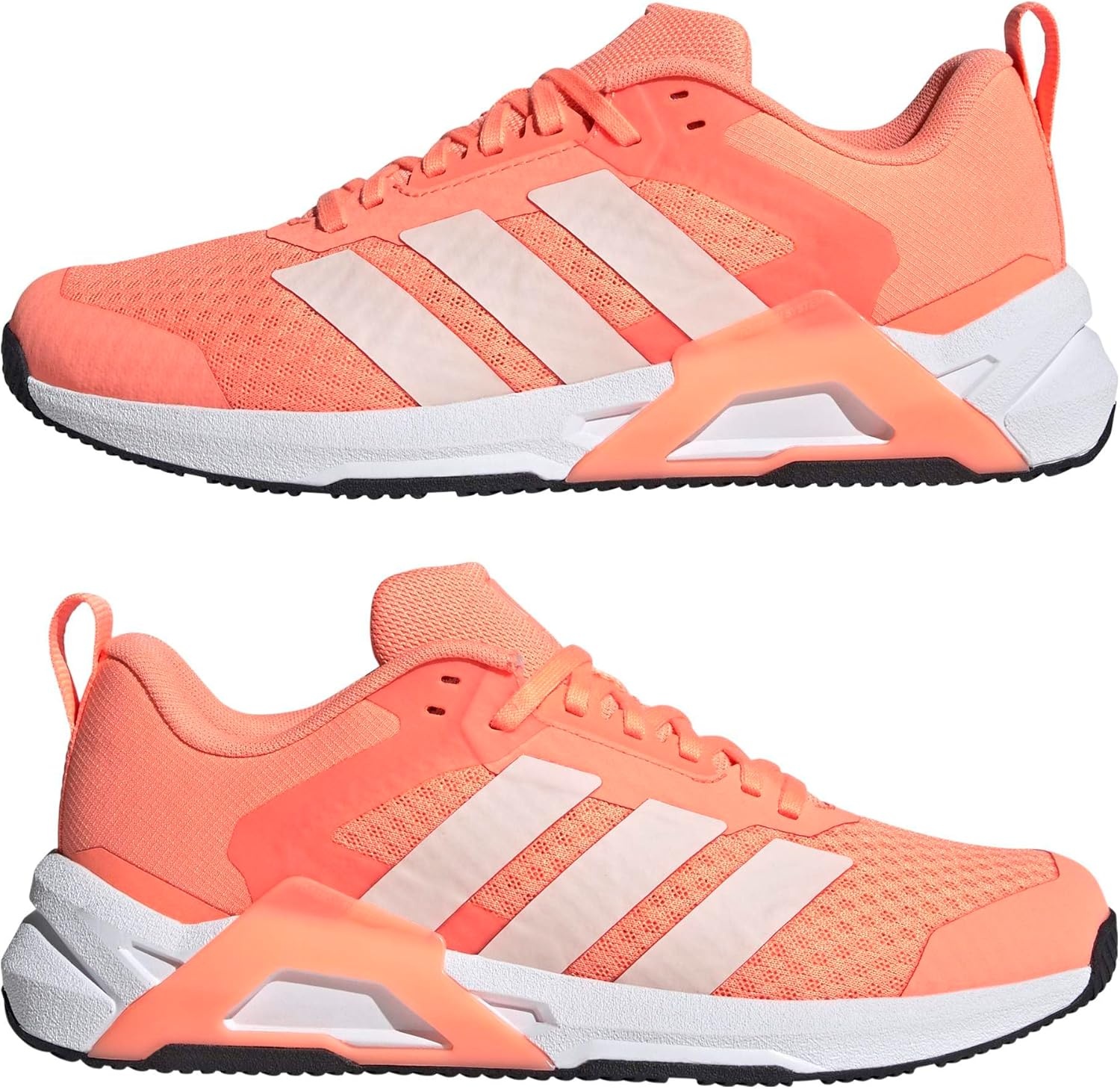 image:imageadidas Womens Dropset Control Training Sneakers Shoes BlackBeam OrangeBliss OrangeWhite