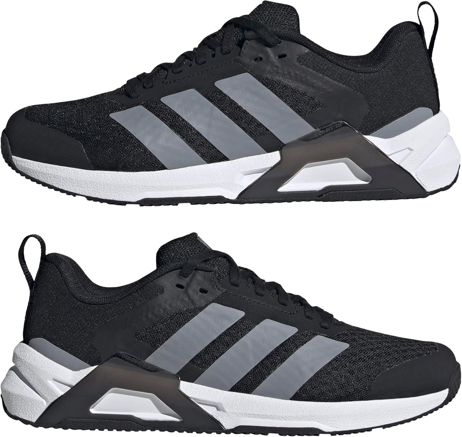 image:imageadidas Womens Dropset Control Training Sneakers Shoes BlackBlackGreyLucid Red