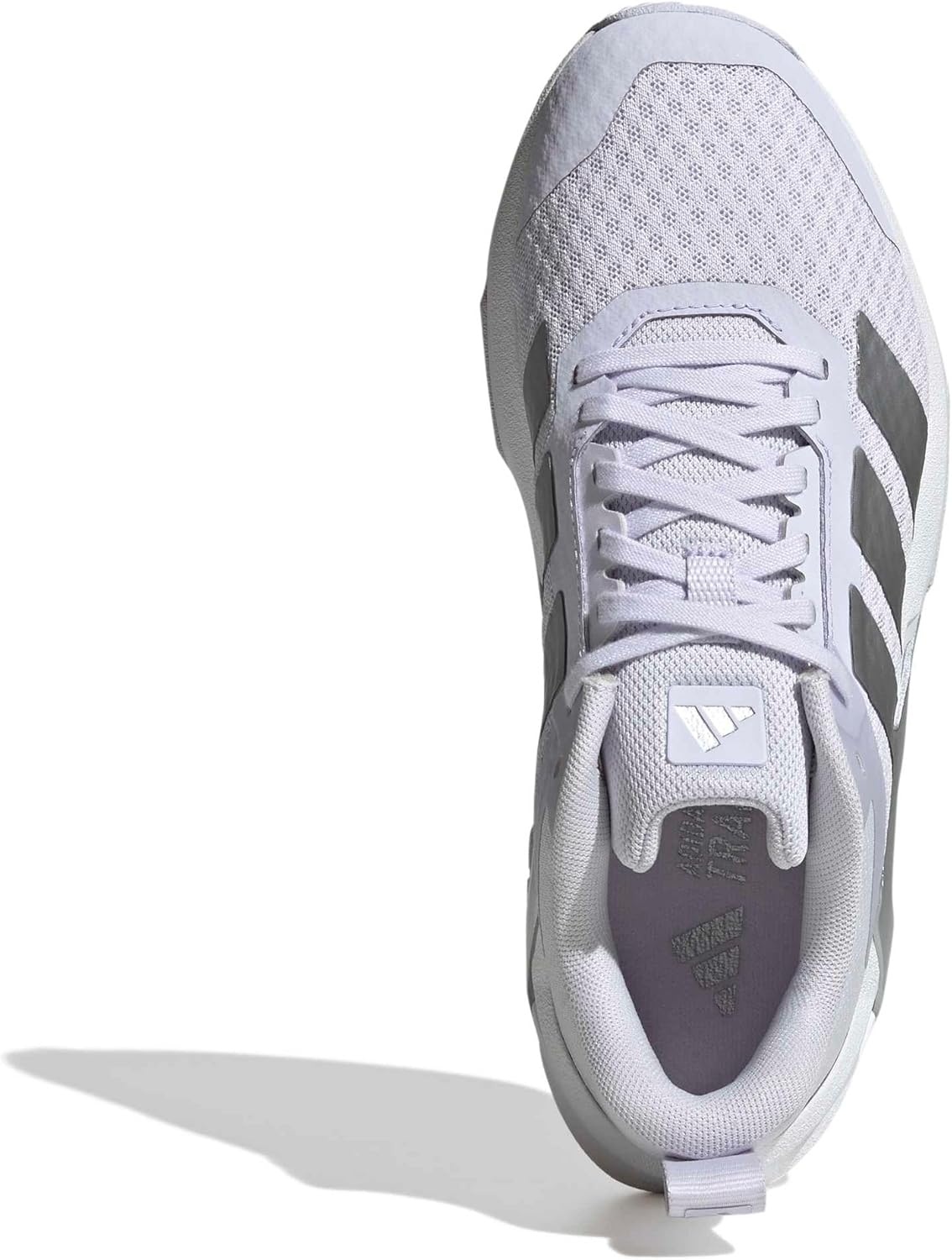 image:imageadidas Womens Dropset Control Training Sneakers Shoes BlackFrozen PurpleSilver MetallicWhite