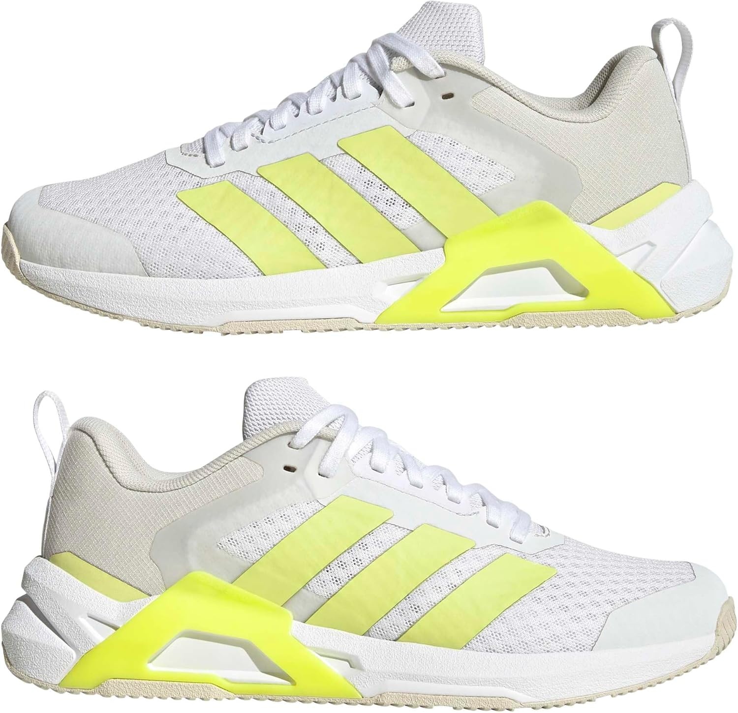 image:imageadidas Womens Dropset Control Training Sneakers Shoes BlackWhiteFrozen LemonOrbit Grey