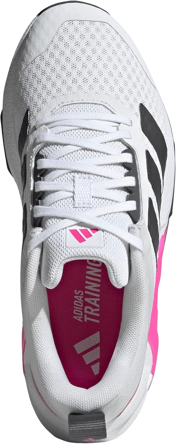 image:imageadidas Womens Dropset Control Training Sneakers Shoes BlackWhiteGreyShock Pink
