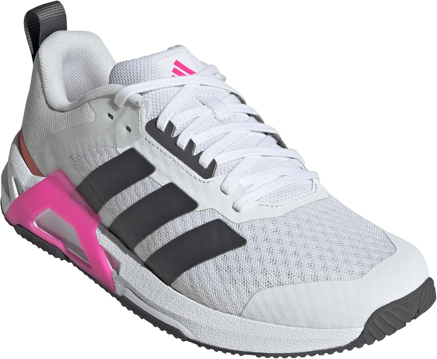 image:imageadidas Womens Dropset Control Training Sneakers Shoes BlackWhiteGreyShock Pink