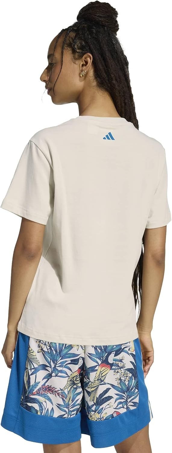 image:imageadidas Womens Farm Rio Graphic TShirtTalcDark Marine
