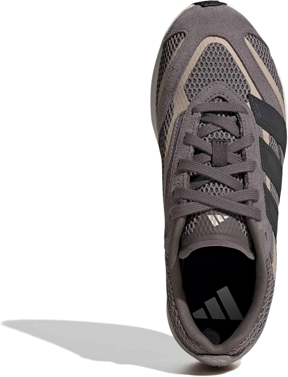 image:imageadidas Womens Lightblaze Lp Lace Up Sneakers Shoes Casual BlackCharcoalCarbonBliss Lilac