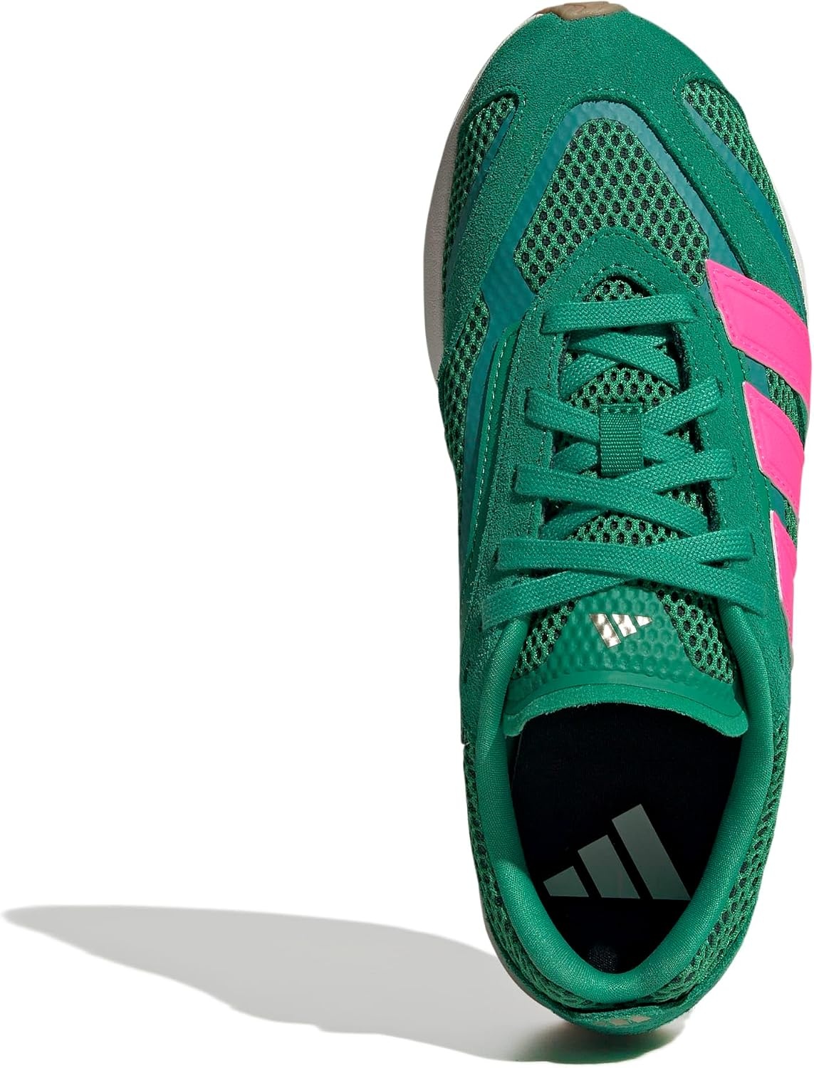 image:imageadidas Womens Lightblaze Lp Lace Up Sneakers Shoes Casual BlackCourt GreenLucid PinkPure Teal