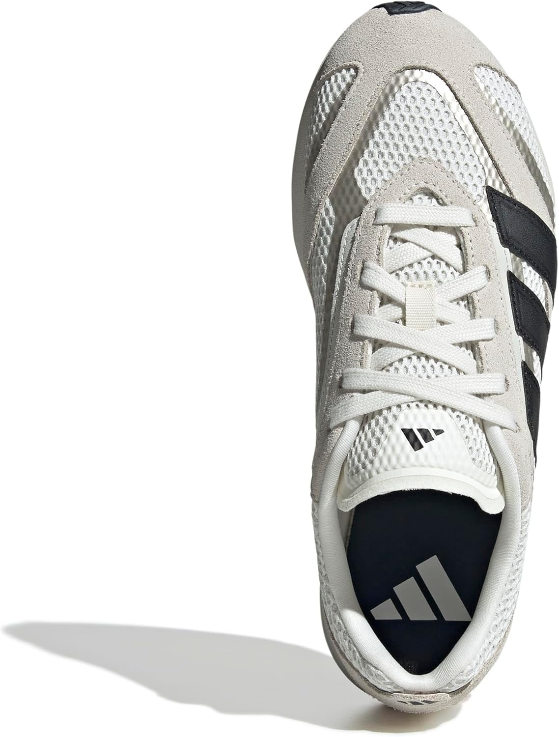image:imageadidas Womens Lightblaze Lp Lace Up Sneakers Shoes Casual BlackOff WhiteBlackLucid Pink
