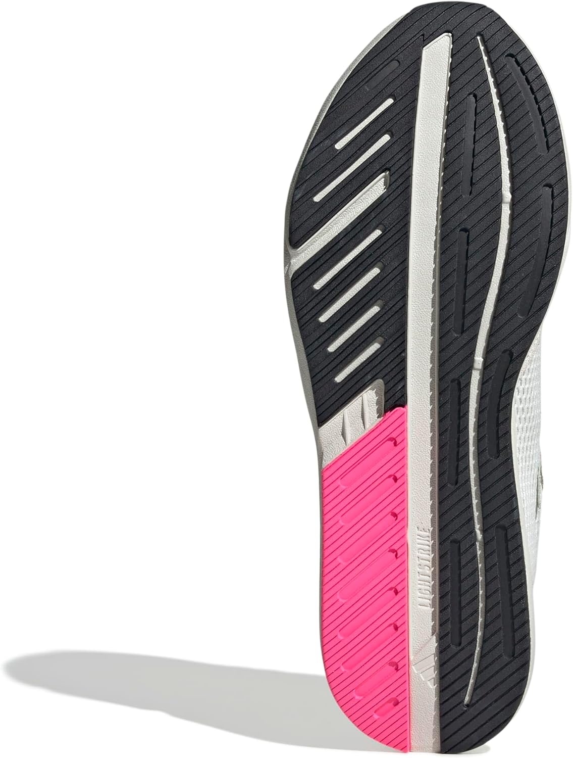 image:imageadidas Womens Lightblaze Lp Lace Up Sneakers Shoes Casual BlackOff WhiteBlackLucid Pink