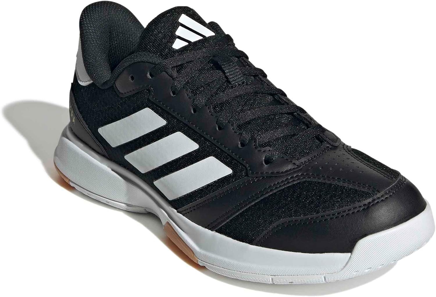 image:imageadidas Womens Ligra 8 Indoor ShoesBlackWhiteWhite