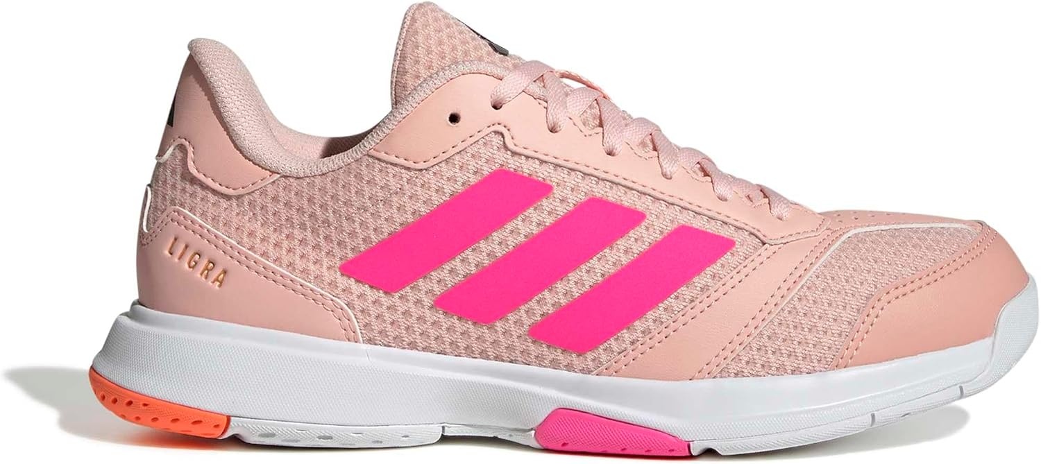 image:imageadidas Womens Ligra 8 Indoor ShoesBlush PinkLucid PinkWhite