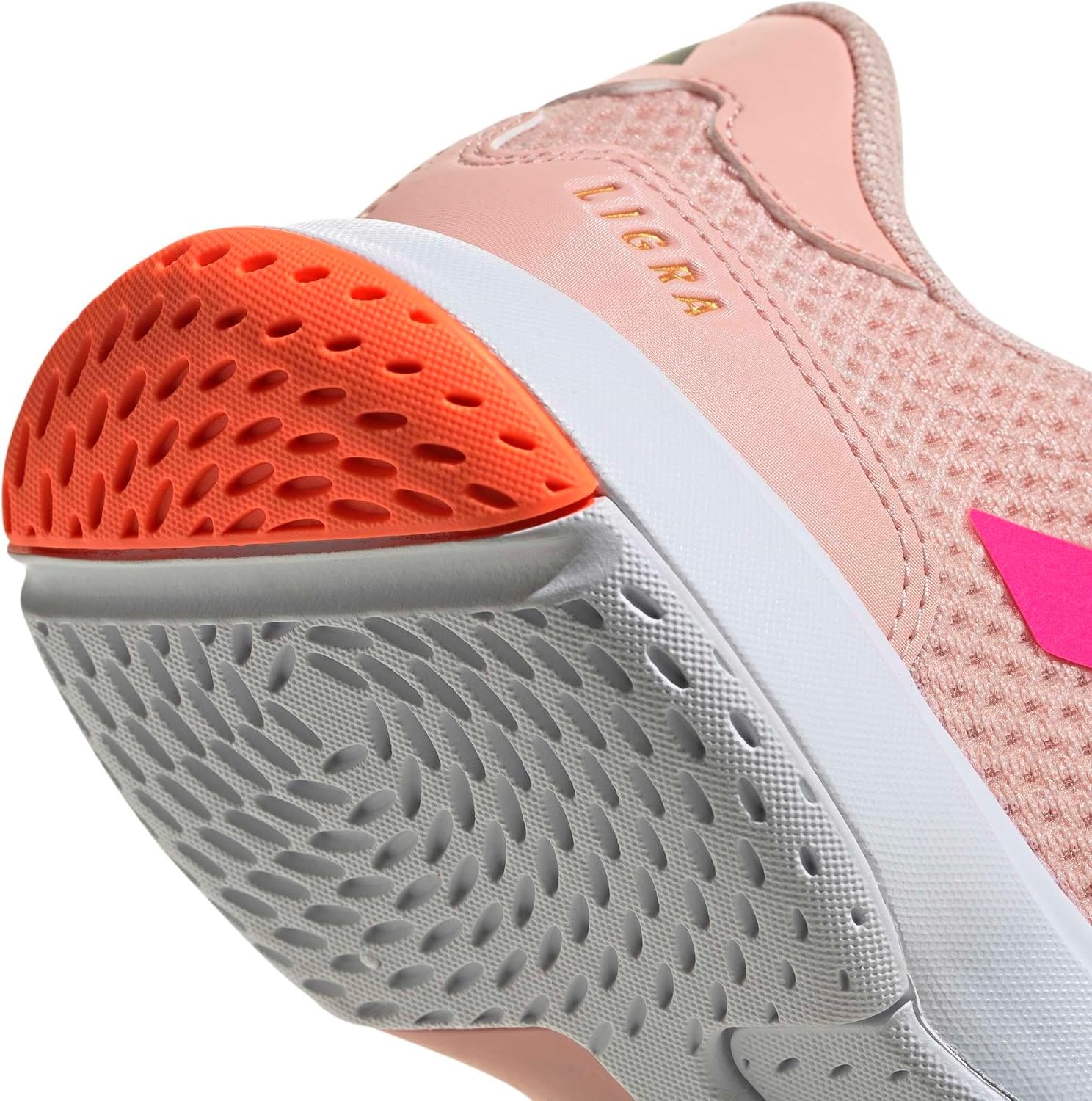 image:imageadidas Womens Ligra 8 Indoor ShoesBlush PinkLucid PinkWhite