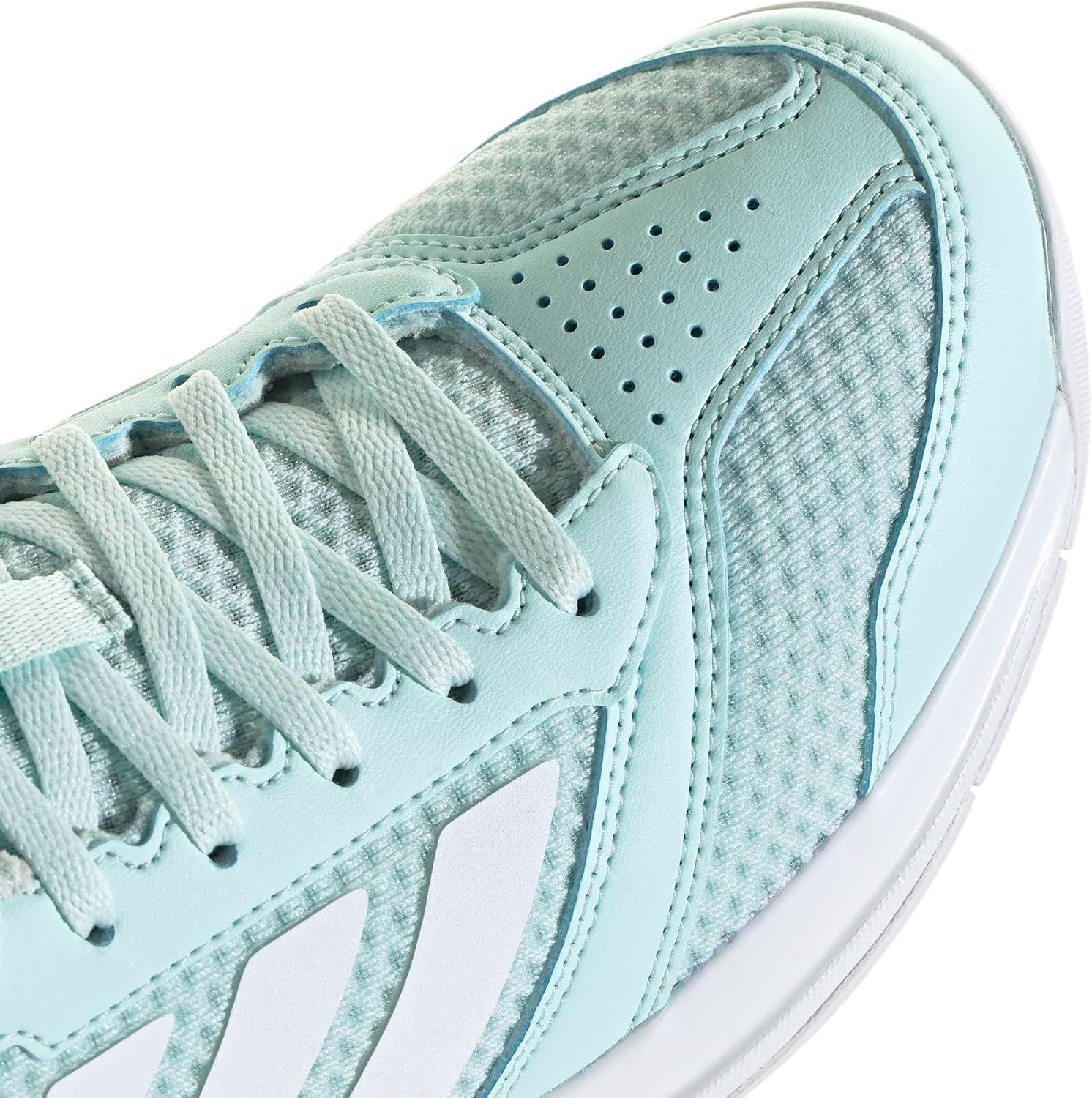 image:imageadidas Womens Ligra 8 Indoor ShoesHalo MintWhiteYellow