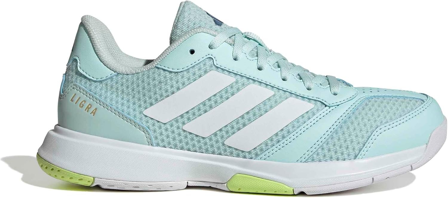 image:imageadidas Womens Ligra 8 Indoor ShoesHalo MintWhiteYellow