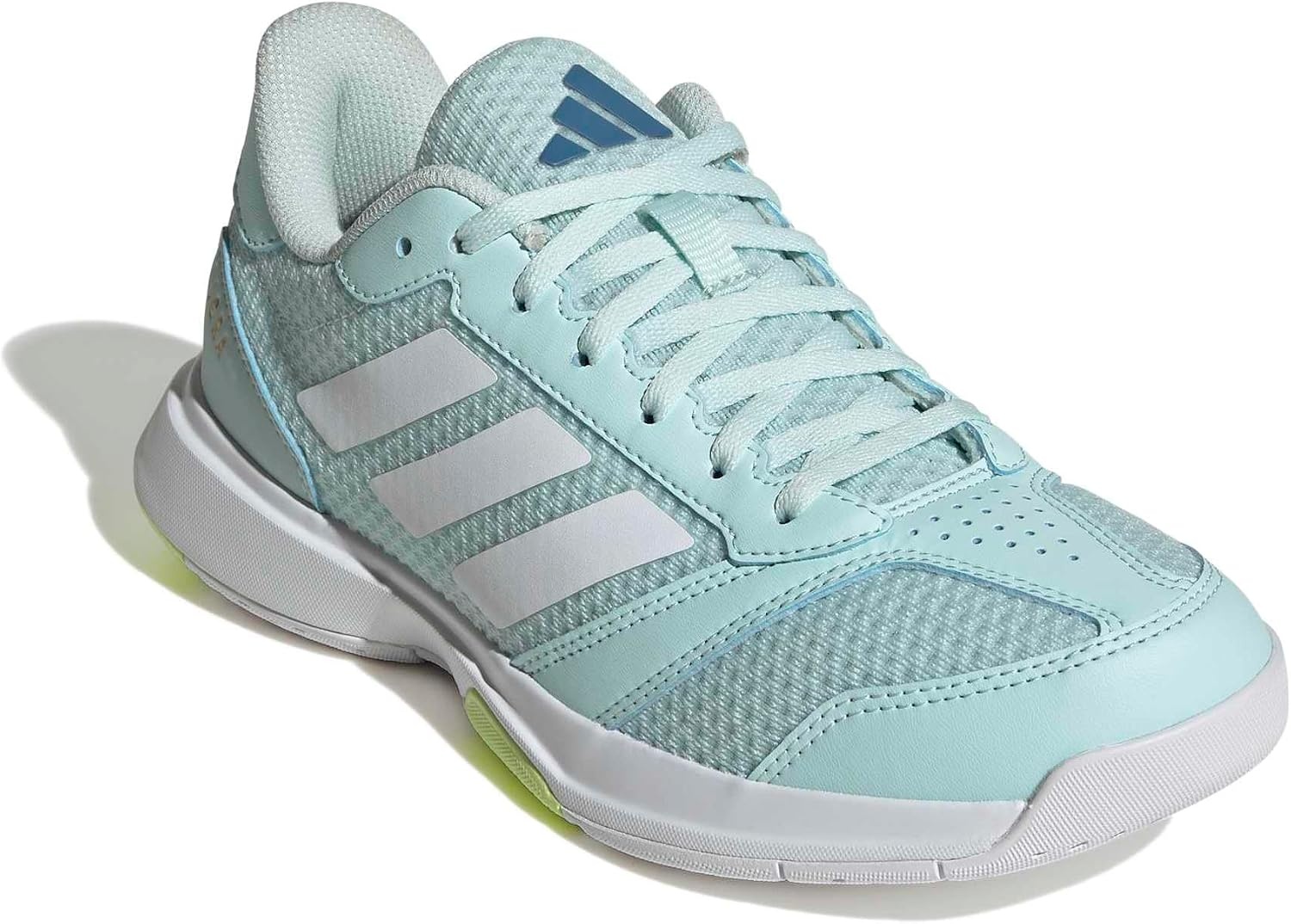 image:imageadidas Womens Ligra 8 Indoor ShoesHalo MintWhiteYellow