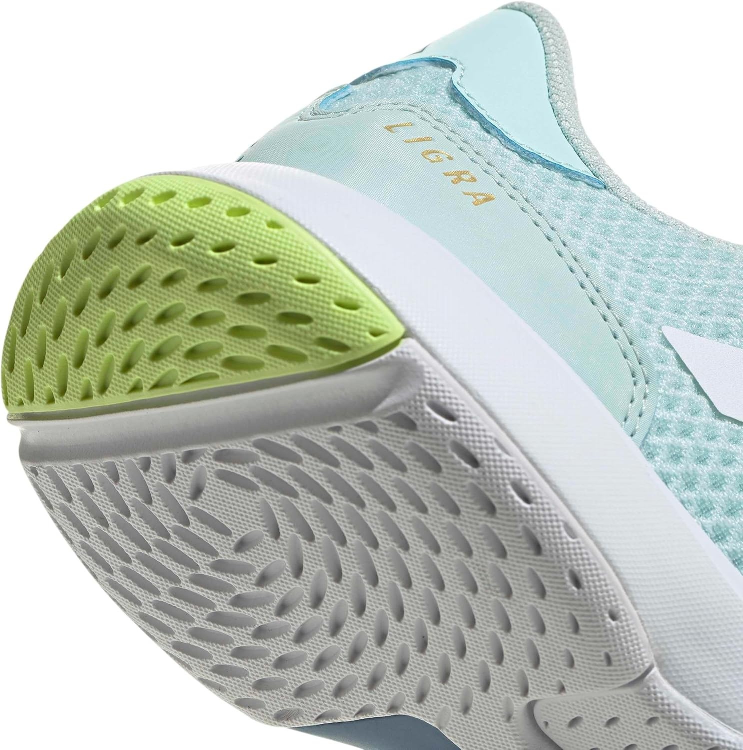 image:imageadidas Womens Ligra 8 Indoor ShoesHalo MintWhiteYellow