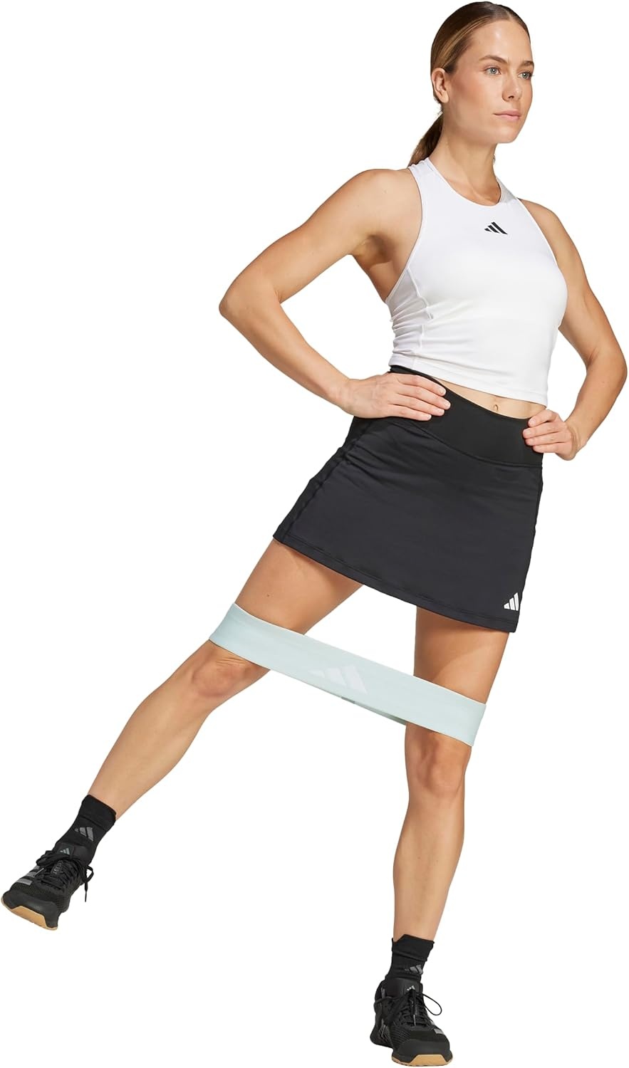 image:imageadidas Womens Optime Workout SkortBlack