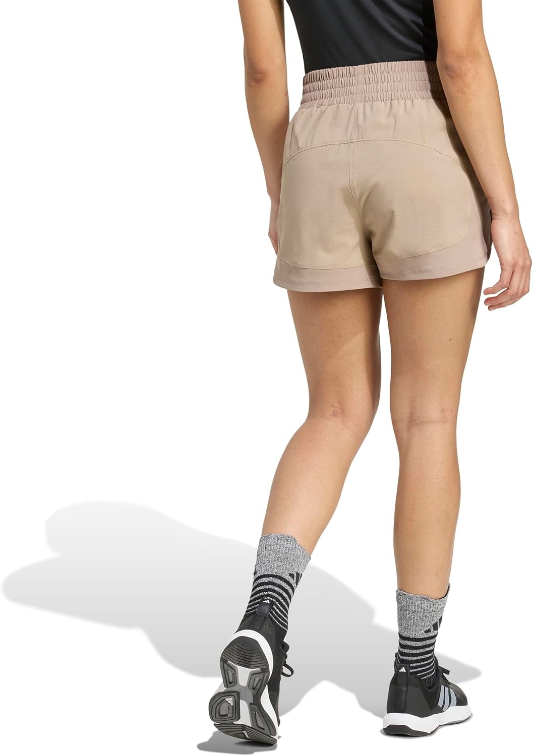 image:imageadidas Womens Racer Pacer Woven ShortsChalky Brown
