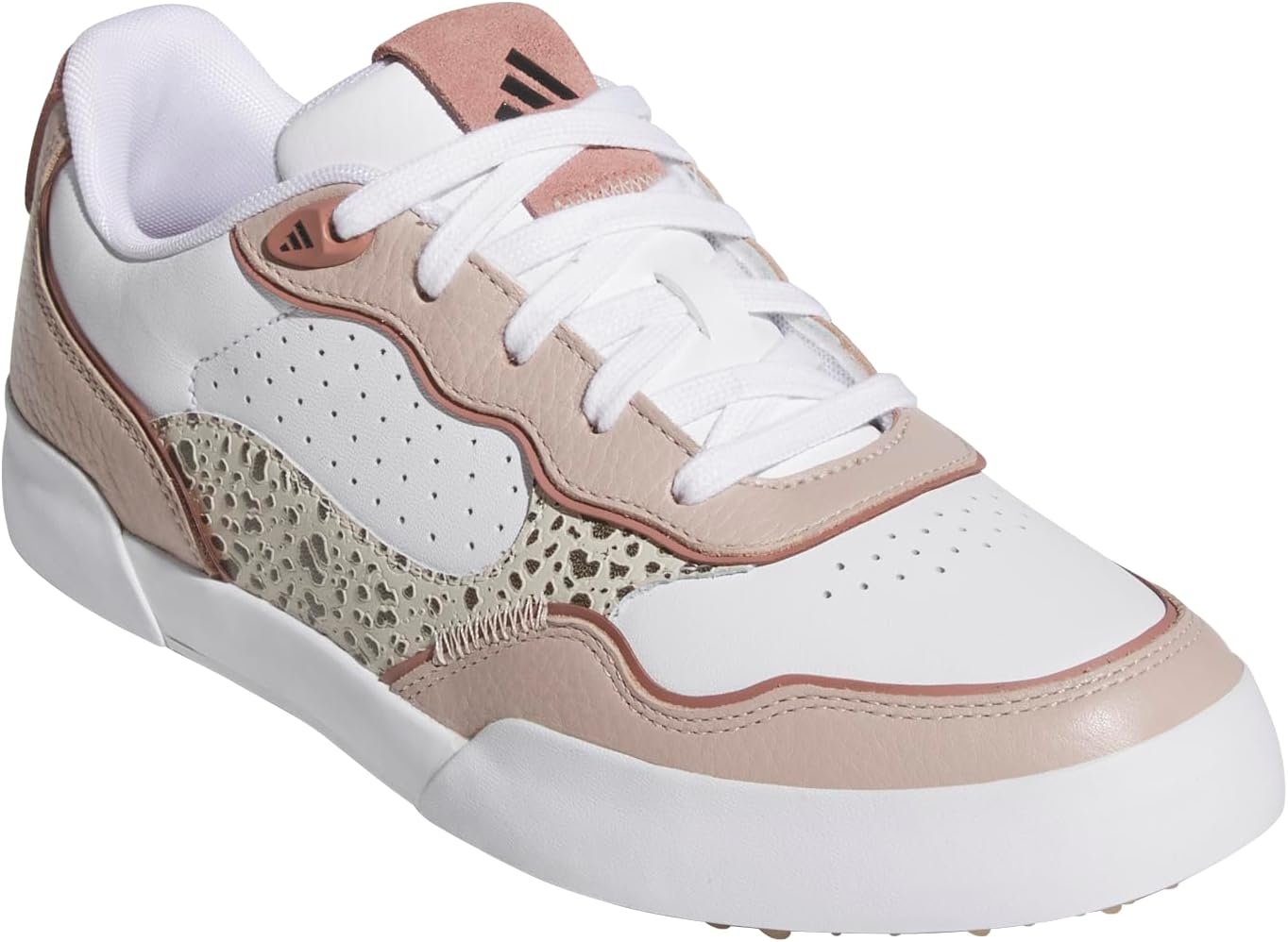 image:imageadidas Womens Retrocross 25 Spikeless Golf ShoesFootwear WhiteWonder TaupeWarm Clay