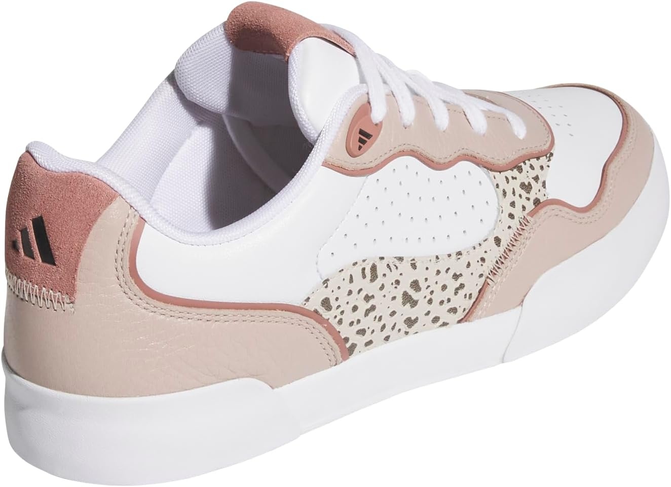 image:imageadidas Womens Retrocross 25 Spikeless Golf ShoesFootwear WhiteWonder TaupeWarm Clay