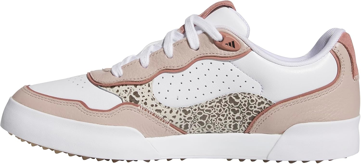 image:imageadidas Womens Retrocross 25 Spikeless Golf ShoesFootwear WhiteWonder TaupeWarm Clay