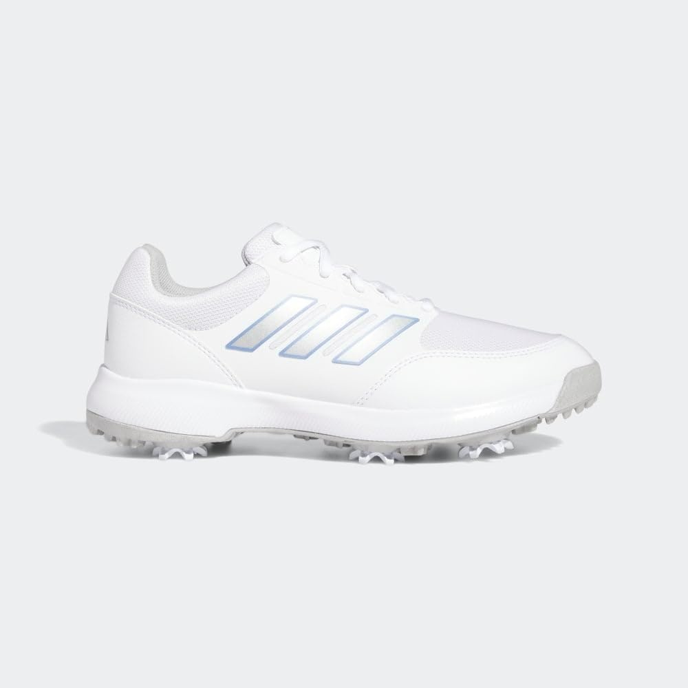 image:imageadidas Womens Tech Response 30 Golf Shoes ShoesFootwear WhiteSilver MetallicBlue Fusion