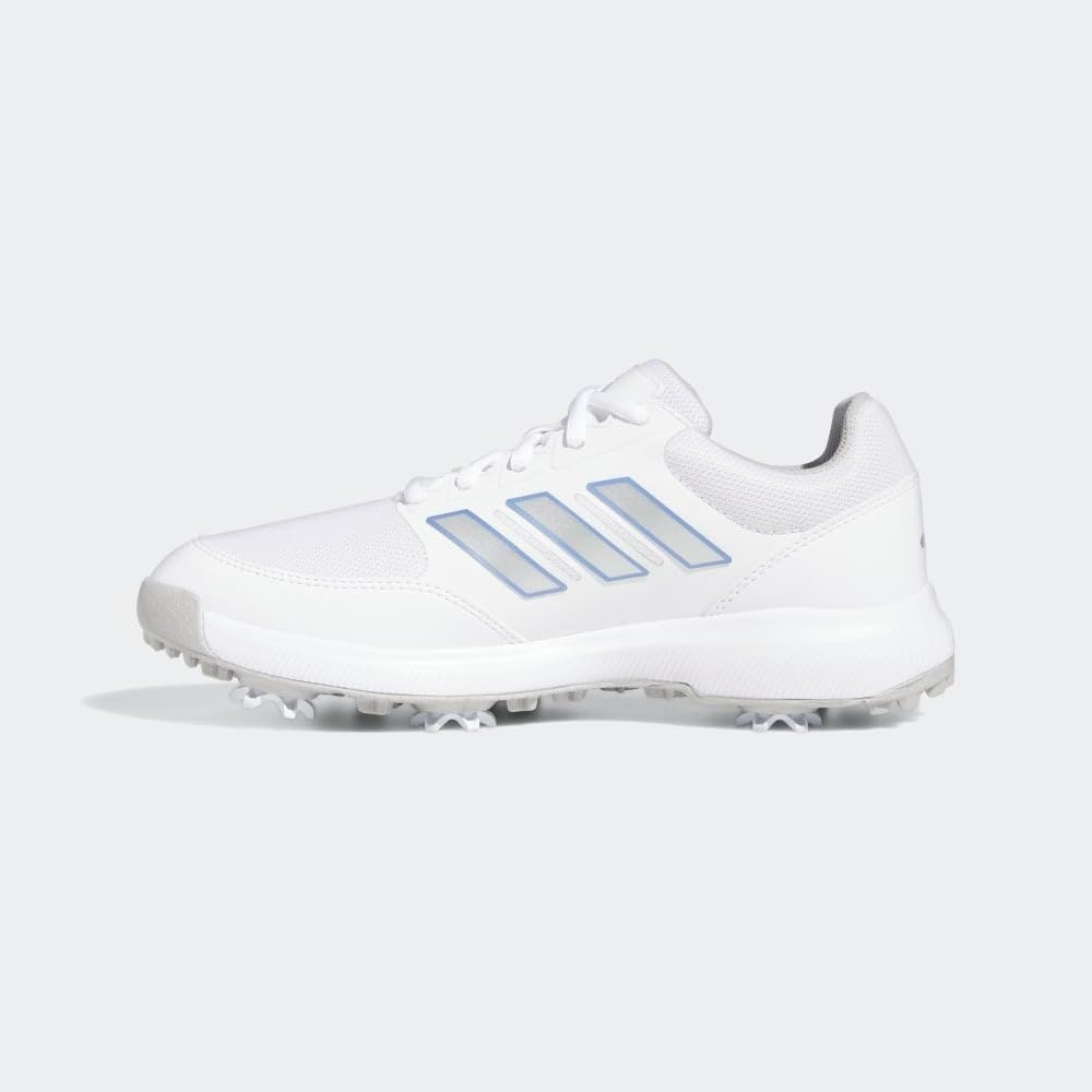 image:imageadidas Womens Tech Response 30 Golf Shoes ShoesFootwear WhiteSilver MetallicBlue Fusion