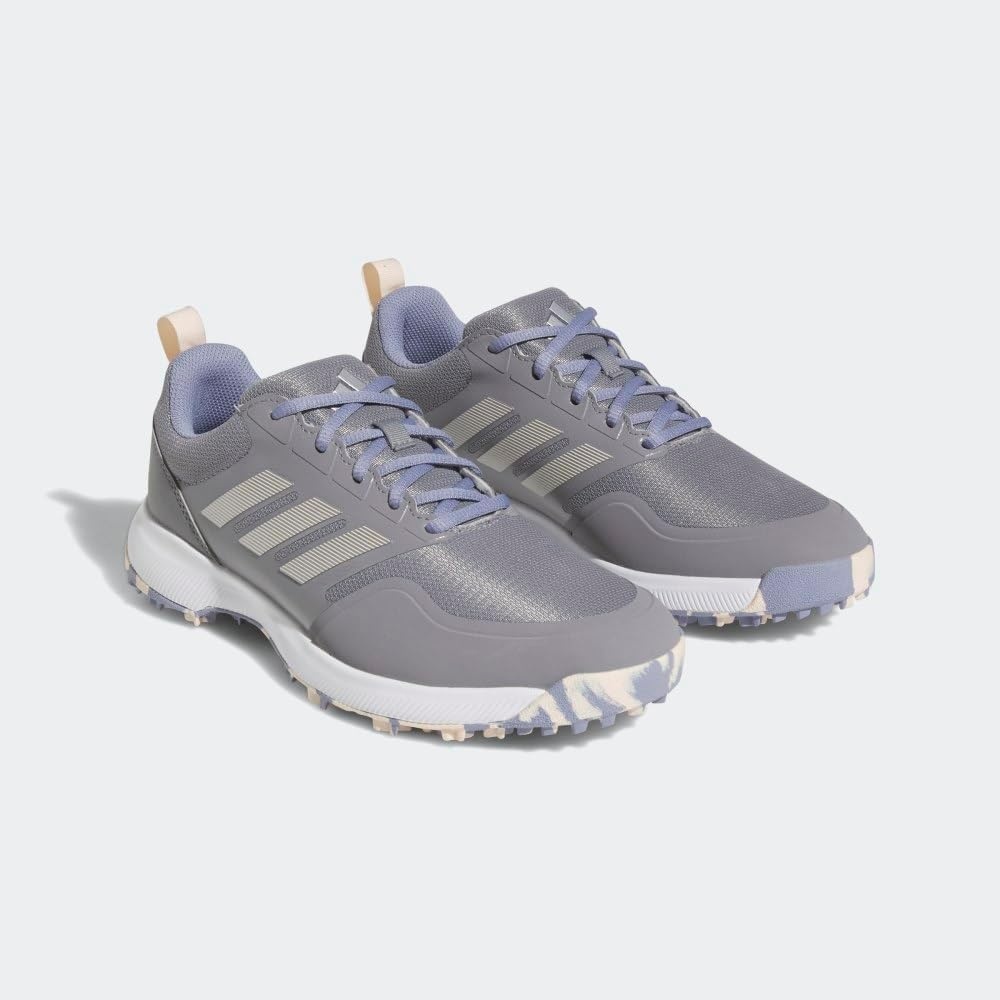 image:imageadidas Womens Tech Response 30 Golf Shoes ShoesGrey ThreeSilver MetallicSilver Violet