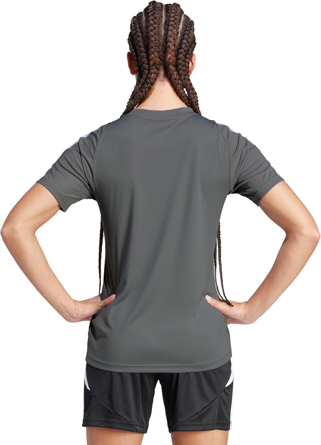 image:imageadidas Womens Tiro 24 JerseyTeam Mid GreyWhite