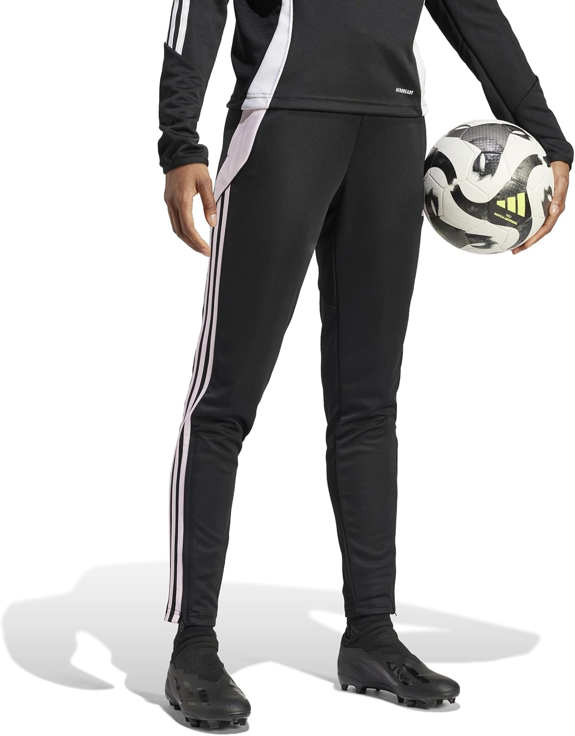 image:imageadidas Womens Tiro 24 Training PantsBlackClear Pink