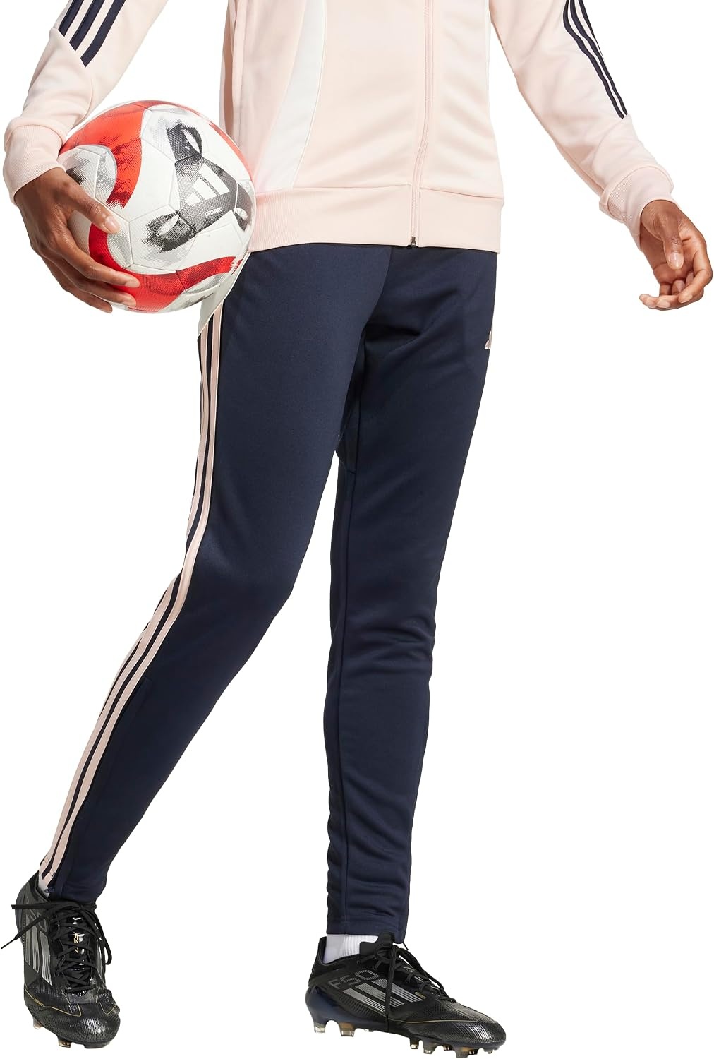 image:imageadidas Womens Tiro 24 Training PantsNight NavyBlush Pink