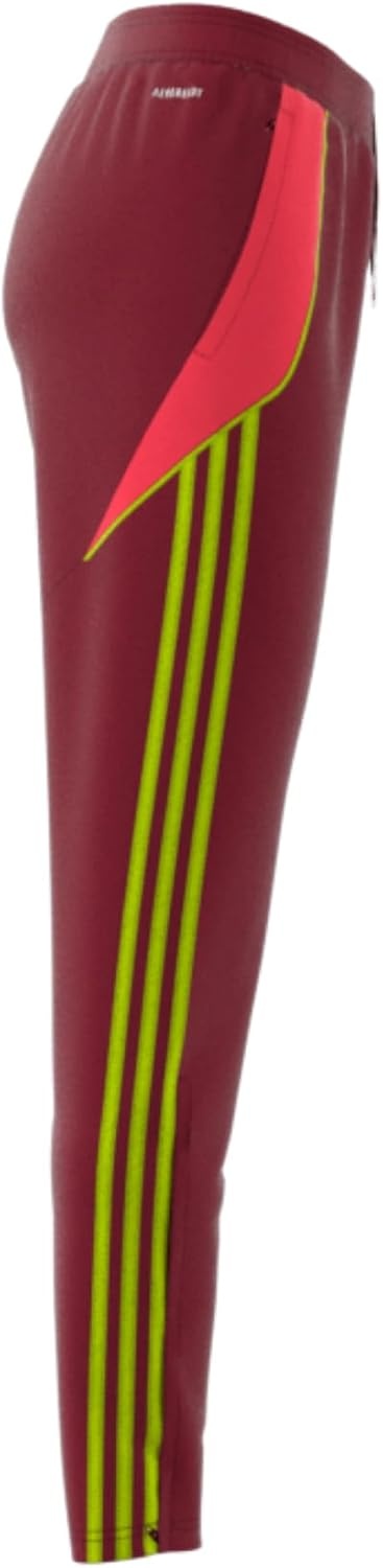 image:imageadidas Womens Tiro 24 Training PantsTeam Collegiate BurgundySemi Solar Yellow