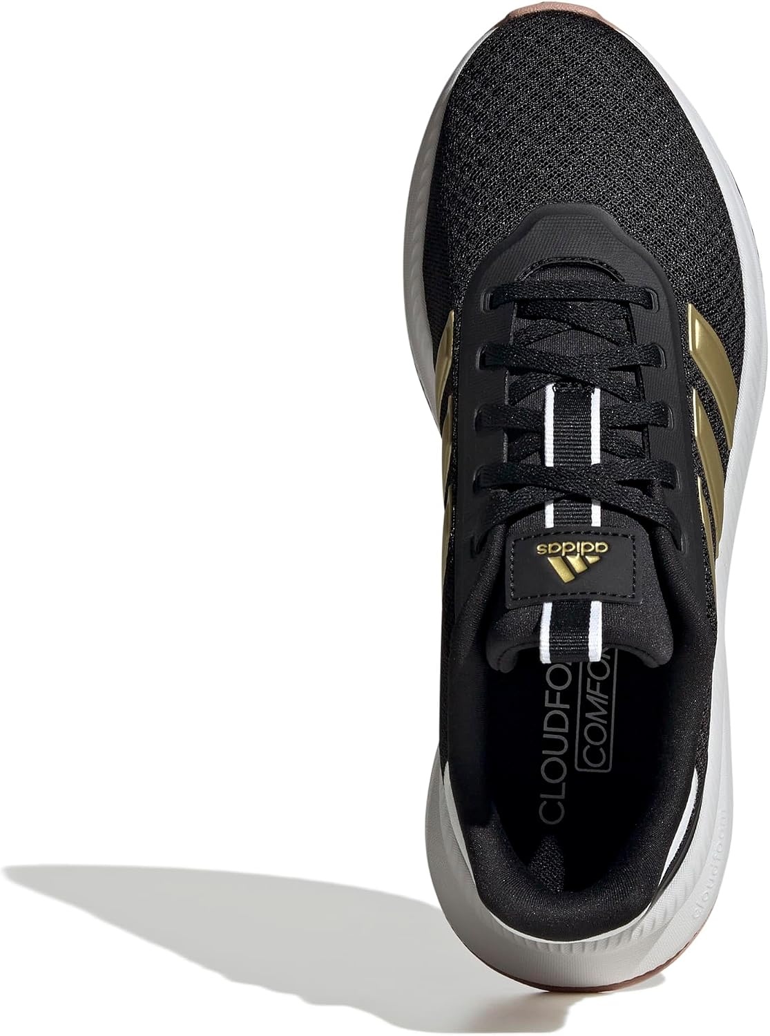 image:imageadidas Womens XPLR Path Running ShoesBlackGold MetallicCrystal White