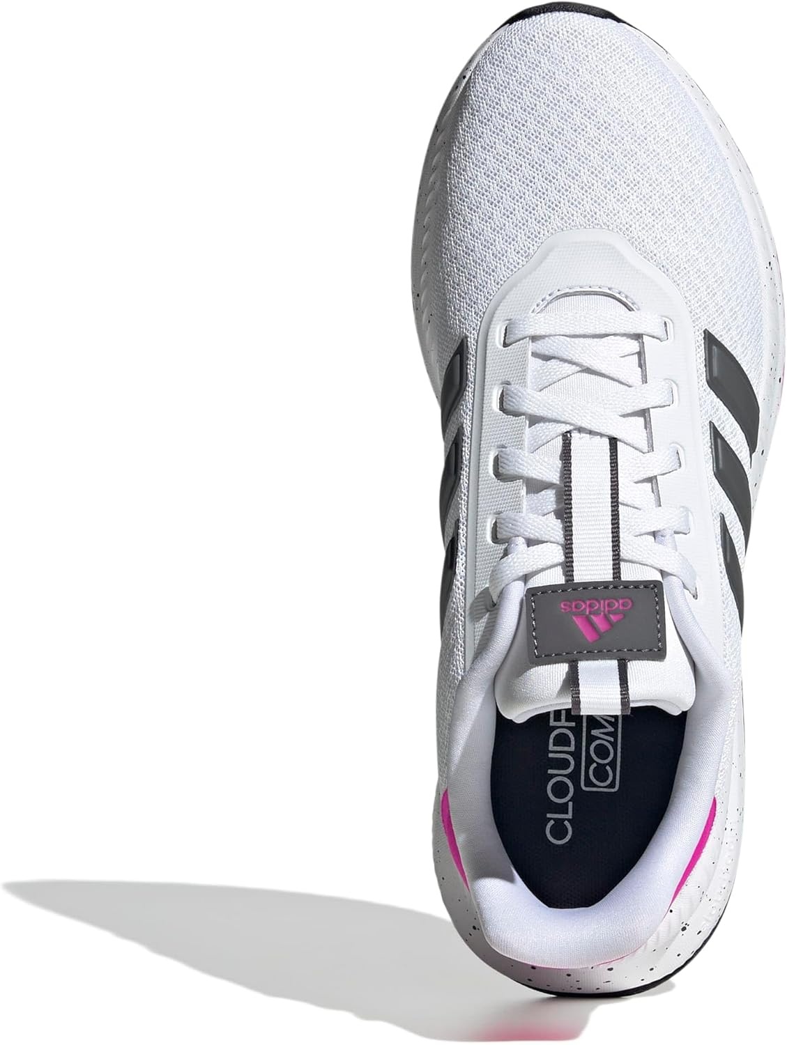 image:imageadidas Womens XPLR Path Running ShoesWhiteGreyShock Pink