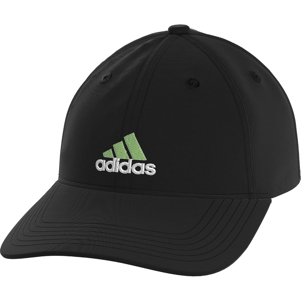 image:imageAdidas Kids Ultimate Hat Sports Baseball Cap for Boys and GirlsBlackWhiteSemi Green Spark