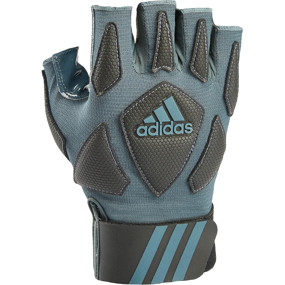 image:imageAdidas Scorch Destroy 2 Lineman Adult Gloves Half FingerGreyBlack
