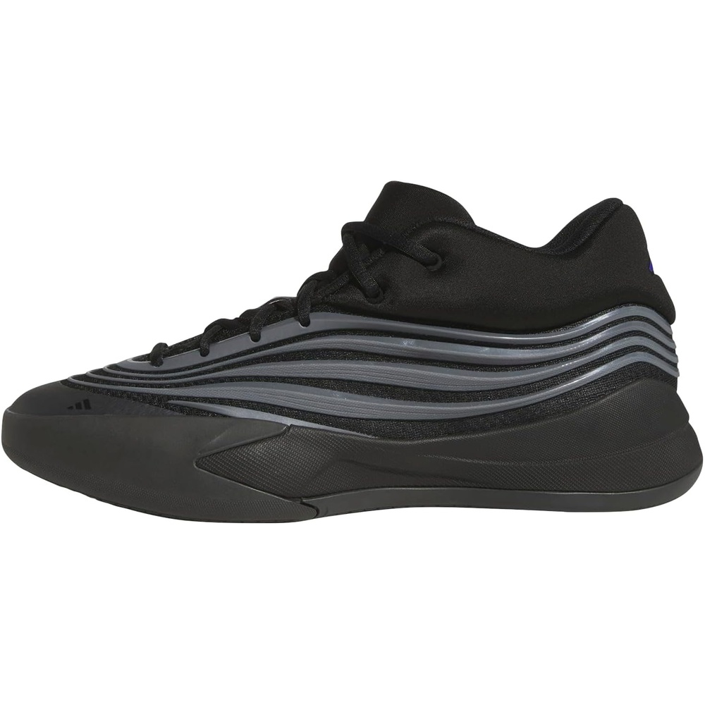 image:imageAdidas UnisexAdult Dame X BasketballBlackIron MetallicLucid Blue