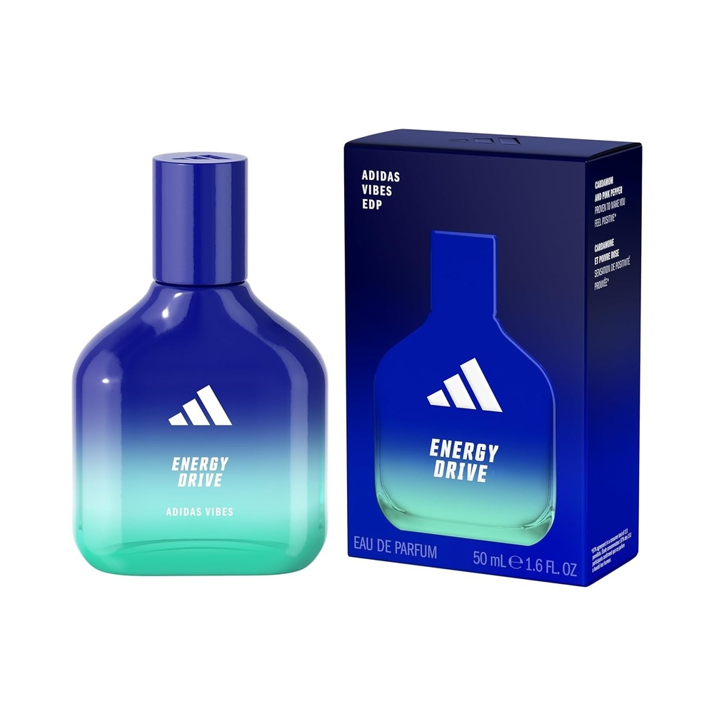 image:imageAdidas Vibes Full Recharge Eau de Parfum 16 fl oz Pack of 1 Notes of Fougere Cedar and Sage Unisex Fragrance Long Lasting Sporty Fragrance Travel SizeEau de Parfum Energy Drive