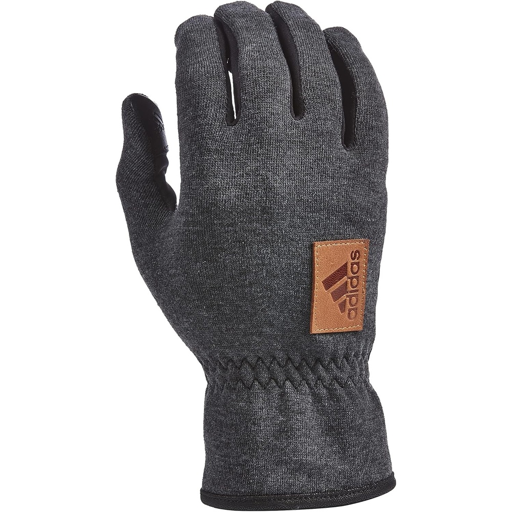 image:imageAdidas Winter Performance Edge 20 Glove with Multiple Touchscreen Conductivity PointsEdge 20 Heather Gray