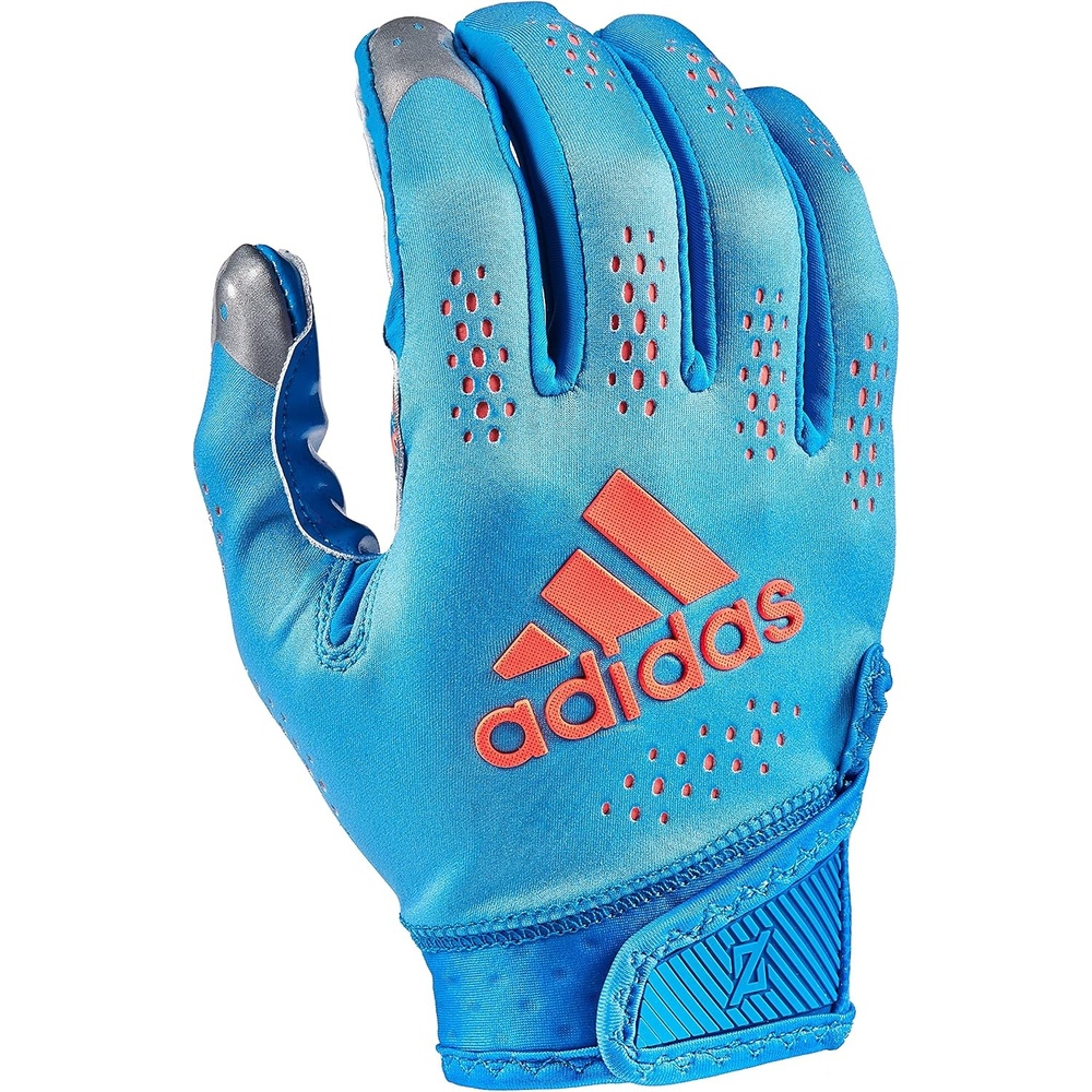image:imageadidas Adizero 11 Adult Football Receiver GloveBlueOrange