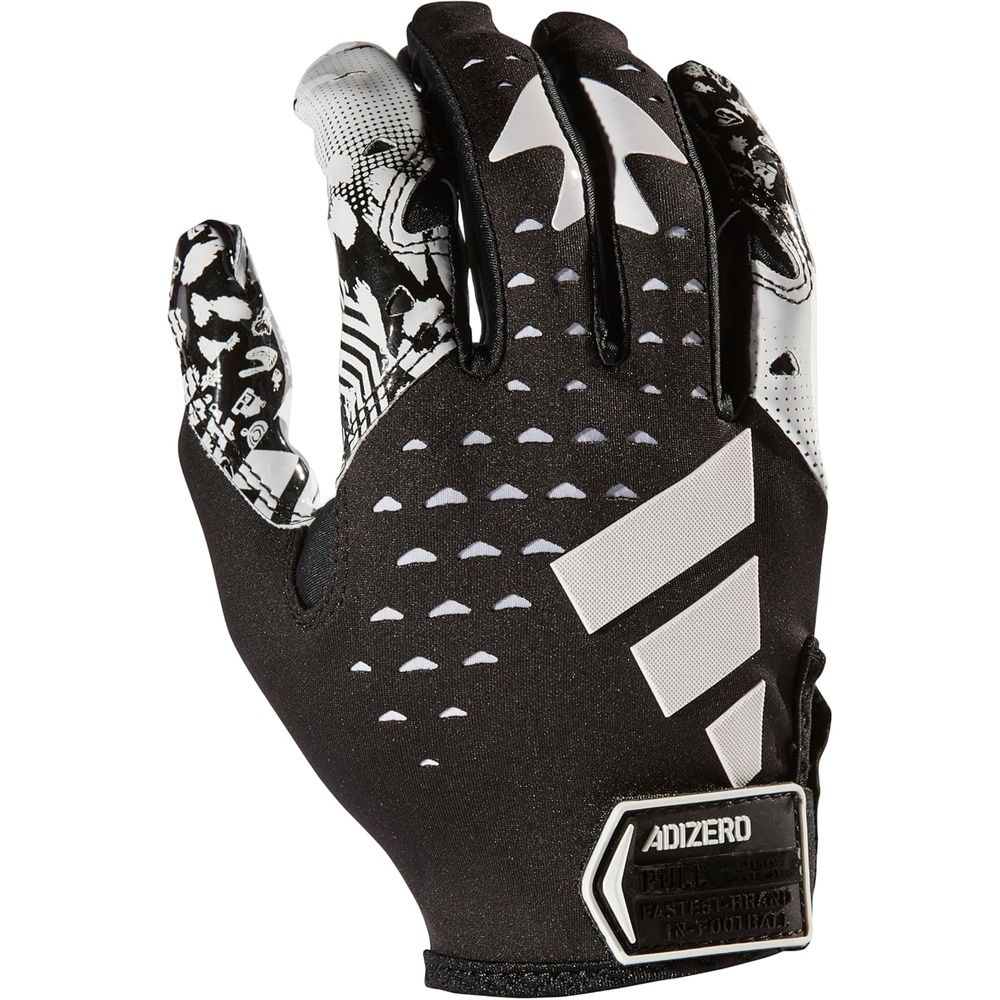 image:imageadidas Adizero 13 Football Receiver GlovesBlackWhite V2