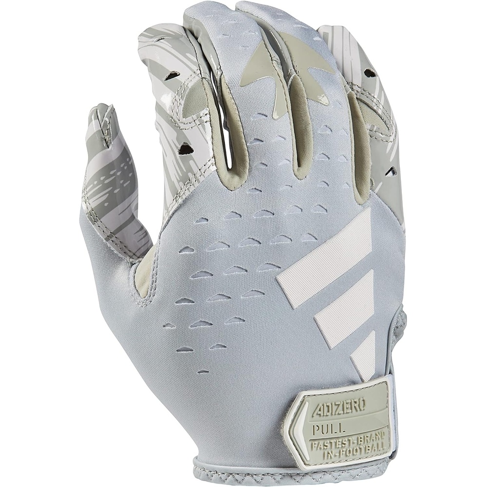 image:imageadidas Adizero 13 Football Receiver GlovesGrayWhite