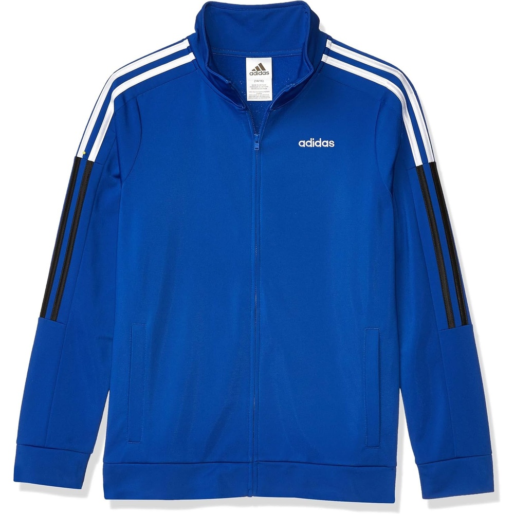 image:imageadidas Boys Zip Front Iconic Tricot JacketNew Core Team Royal Blue