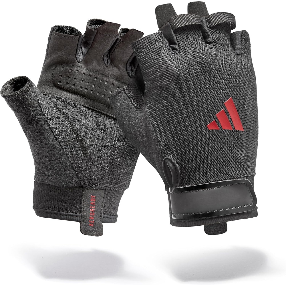 image:imageadidas Essential Training Gloves Pink MeshRed